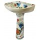 Mexican Talavera Pedestal Sink Hummingbirds 2